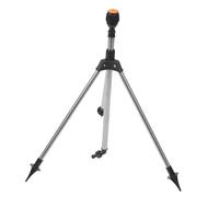 LOORGVEL Arroseur De Jardin Rotatif 360° sur Trépied Télescopique Réglable pour Pelouse Et Cour, Jet d'eau Homogène, Base Stable, Arroseur Automatique D'extérieur Pratique Et Solide