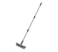 LOORGVEL Balai de Nettoyage Multifonction avec Long Manche Brosse à Récurer et Raclette pour Sols Carrelés et Murs Accessoire Pratique pour Salle de Bain Cuisine et Balcon Facile à
