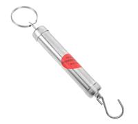 LOORGVEL Balance à Ressort Portable Inoxydable avec Crochet Robuste Balance Mécanique Compacte pour Pesée Précise de Poissons Légumes et Extérieur