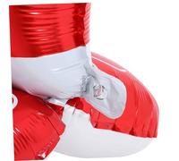 LOORGVEL Ballon Père Noël Gonflable Réutilisable Aluminium Film Décoration de Noël Debout pour et Réunions Familiales