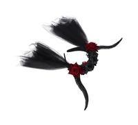 LOORGVEL Bandeau Cheveux Rétro Dantilope Halloween Accessoire Cheveux Gothique et Steampunk Tête Créatif pour Fête Fancy Femmes et Garçon Fille