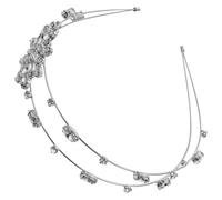 LOORGVEL Bandeau Femme Rhinestones Avec Fleurs Accessoire Cheveux Éclatant Pour Mariage Et Soirées Tête Élégante Et Charmante