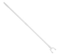 LOORGVEL Barre de Penderie Télescopique en Aluminium Gris Renforcé, Tringle Extensible Courte 1 Pièce, Perche à Linge Domestique Réglable, Poteau à Vêtements Robuste pour Optimisation