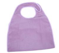 LOORGVEL Bavoirs Pour Repas De Personnes Âgées Lavables Tissu Éponge Violet Protection Imperméable Ajustable Repas Protection Vêtements Adultes