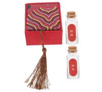 LOORGVEL Boîte à Souvenirs Bébé Coffret Collection Cordon Ombilical Et Cheveux Fœtaux Boîte Diy Rouge Pour -né Conservation Personnalisée Pour Tout-petits