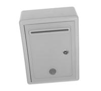 LOORGVEL Boîte à Suggestions Verrouillable Murale Métal et Plastique Boîte de Dons Sécurisée avec Serrure Intégrée Résistante pour Intérieur et Extérieur Urne de Collecte Sécurisée
