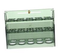 LOORGVEL Boîte à Œufs Transparente Verte Pour Réfrigérateur, Support De Rangement Pliable à 3 Couches, Organiseur Capacité Multi-œufs, Casier à Œufs Domestique Pratique Cuisine