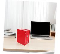 LOORGVEL Boîte de avec Serrure Sécurisée Boîte à Suggestions Opaque PVC Rouge Montage Mural ou Pose pour Collecte de Fonds Vote Inspection et Élection