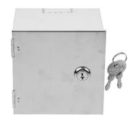 LOORGVEL Boîte de Prise Extérieure Verrouillable en Acier Inoxydable 86 Type Protection Anti-Pluie pour Recharge de Véhicules Électriques Montage Mural Apparent ou Encastré Boîtier