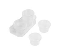 LOORGVEL Bol Alimentation pour Reptiles Petit Format Plateau Pratique sans Aimant avec Bols pour Tortues Lézards et Autres Petits Reptiles Facile à Nettoyer Installer