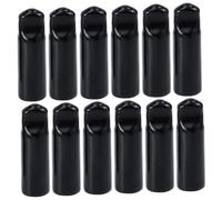 LOORGVEL Bouchons de Robinet à Bière Protection Rapide et Résistante 12pcs en Caoutchouc Noir pour Usage Cuisine ou Maison