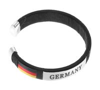 LOORGVEL Bracelet Tressé De Supporter De Football Avec Drapeau Accessoire Élastique Pour Fans De Soccer Pour Événements Et