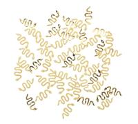 LOORGVEL Breloques pour Ongles Serpent 3d Rétro 50 Pièces Métal Doré Décorations de Charme Nail Art Loisirs Créatifs