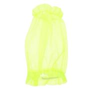 LOORGVEL Cache-Oreilles pour Chien en Filet Respirant, Protection Auriculaire Jaune Petite Taille, Conçu pour Prévenir Les Démangeaisons, pour Activités Extérieures Estivales