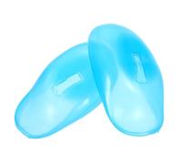 LOORGVEL Cache Oreilles Silicone pour Teinture de Cheveux Protection Imperméable pour Salon Couvre Oreilles Réutilisable Eau et Produits Chimiques Outil de Protection des Bleu Ciel