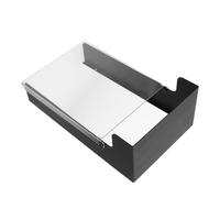 LOORGVEL Cache Sonnette Imperméable en Métal et Acrylique 10,2x6x3,5 Cm avec Déflecteur de Pluie pour Sonnette Extérieure, Installation Murale Facile, Usage Commercial