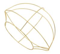 LOORGVEL Cadre Métallique pour Chapeau Chinois Rétro Armature Robuste en Fer Support Minimaliste pour Bricolage de Casquette Ancienne Accessoire Décoration Vintage Mariage Fête