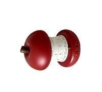 LOORGVEL Calendrier perpétuel en forme de pomme calendrier rotatif Accessoire de bureau de bureau Red