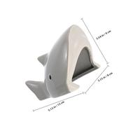 LOORGVEL Ceramic Hamster House Small Pet Hideout Nest Cooling Breathable Non Toxic Durable Small Animal Resting House for Hamsters and Rodents