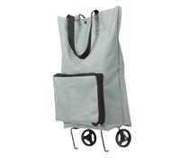 LOORGVEL Chariot de Courses Pliable Robuste avec Grandes roulettes à Main Pliable Léger pour Shopping Voyage et Usage Quotidien Capacité Spacieuse et Design Compact Facile à Ranger
