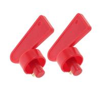 LOORGVEL Clé Coupe-circuit Automobile 2 Pièces Compatible Voiture Bateau Camping-car, Interrupteur De Batterie Mini Déconnexion, Commande D'alimentation Sécurisée Toutes Saisons