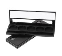 LOORGVEL Coffret 2 Pièces Boîte De Fards à Paupières 26 Mm 5 Couleurs Rectangulaire Fenêtre Organisateur Maquillage Portable Usage Cosmétique