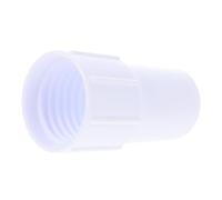 LOORGVEL Connecteur de Tête D'aspirateur Piscine 38 Mm Fileté Blanc pour Écumoire Tuyau de Prélèvement d'eau Réparation Solide PVC Usage Nettoyage Piscine