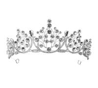 LOORGVEL Couronne de Mariage et Anniversaire Diadème Élégant et Accessoire de Fête pour Filles et Adultes pour et Cosplay
