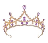 LOORGVEL Couronne Mariage pour Petite Tête Femme Délicate Accessoire de Mariage Décor Chic pour Mariée et Dansantes