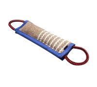 LOORGVEL Coussin de Morsure pour Chien en Jute Naturel d'Entraînement à la Morsure Rembourré Oreiller Molaire pour Chien 1 Pièce pour Renforcer Les Dents et L'Activité Ludique