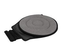 LOORGVEL Coussin de Siège Pivotant 360° Gris Double Anneau pour Voiture, Coussin Rotatif Réutilisable Antidérapant, Siège Auto Confortable pour Personnes Âgées et Femmes Enceintes