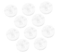 LOORGVEL Couvercles de Prise Électrique Blanc en Plastique, Protection Garçon et Filles Retrait Simple, Lot de 10 Pièces, Adaptés aux Prises Françaises pour Crèches et Écoles