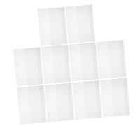 LOORGVEL Couverture de Livre A4 Transparente Lot de 10 Pièces Film Protecteur Anti-Rayures Réutilisable Plastique Robuste pour Manuels Scolaires et Documents Étudiants 30X21Cm