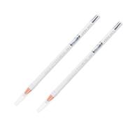 LOORGVEL Crayons Eyeliner Imperméable Blancs 2pcs, Application Délicate et Facile, Matériau Synthétique, Maquillage Yeux Longue Tenue