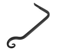 LOORGVEL Crochet pour Plante Suspendue Extérieur Balcon Jardin Porte-Pot Noir Robuste Multifonction Compatible Pots Fleurs Support Suspendu Polyvalent