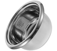 LOORGVEL Cuiseur de Riz INOX 3l en Acier Inoxydable Argenté, Cuve Intérieure de Remplacement Échelle, Facile à Nettoyer pour Chauffer Le Riz et Garder la Soupe