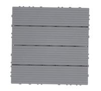 LOORGVEL de Terrasse Plastique Emboîtable Antidérapante Revêtement de Sol Extérieur Étanche pour Patio Balcon Jardin et Piscine Installation Rapide et Ajustable