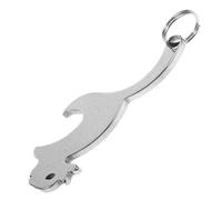 LOORGVEL Décapsuleur Manuel Porte-clés Inox Forme Lapin Léger et Compact Ouvre-bouteille Pratique pour Soda Bière Cadeau Fête des Pères Accessoire Décoratif Résistant