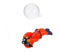 LOORGVEL Décor Plongeur PVC Flottant pour Aquarium Mini Ornement Créatif de Réservoir Poisson Décoration Sécurisée et Facile à Nettoyer pour Paysage sous-Marin Unique