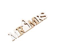 LOORGVEL Décoration de Lettres de Mariage en Bois, Ornement Alphabet Mr Mrs pour Centre de Table, Décoration Bureau Élégante, Accessoire Photo pour Événements et Fêtes