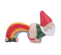 LOORGVEL Décoration GNOME de Jardin Résine Résistante Figurine et Amusante pour Pelouse Terrasse Balcon Ornement Extérieur et Original pour Amateurs