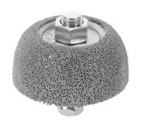 LOORGVEL Disque de Polissage pour Réparation de Pneus Tête Abrasive Bol Accessoire pour Meuleuse Droite Outil de Préparation des Pneus Compatible Motos et Voitures Outil de Réparation