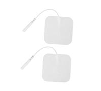 LOORGVEL Électrodes Adhésifs En Silicone 10 Pcs Taille Standard Tissu Non Tissé Distribution Uniforme Récupération Musculaire Post-effort Confort Stimulation Pour Sportifs