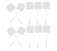 LOORGVEL Électrodes de Stimulation Muscle Auto-adhésives 40 Mm, Lot de 24 Pièces, Pvc Doux Prise 2.0, Compatibles Stimulateurs Musculaires Électriques pour Physiothérapie et Rééducation