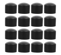 LOORGVEL Embouts de Protection Noirs pour Barres de Foot 158 MM Lot de 32 Bouchons Ronds en Plastique Accessoires de Rechange pour Table de Foot Protection Sécurisée et Stable pour