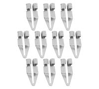 LOORGVEL Embouts de Soudage Plastique Lisseur 10 Pcs pour Kit de Réparation Pare-chocs Voiture, Accessoires de Fer à Souder Portables, Outils Précision pour Restauration Pièces Auto