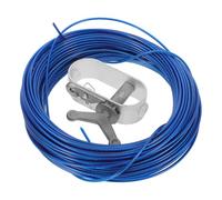 LOORGVEL Ensemble Câble Inoxydable 30 M Treuil Robuste pour Couverture de Piscine Kit Fixation Tendeur pour Protection Anti-Débris Hivernage Piscine Extérieure