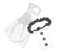 LOORGVEL Ensemble de 2 Couvre-Verres à Vin de Mariage Housses Créatives pour Flûtes à Toast Décoration de Mariage Romantique Accessoires pour Enterrement de Vie de Jeune Fille Blanc