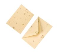 LOORGVEL Ensemble de Papeterie 20 Pcs 10 Papiers à Lettres Fleuris 10 Enveloppes Assorties Papier Lisse pour Écriture Fournitures Saint-Valentin Correspondance et Vacances