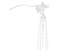 LOORGVEL Épingle Cheveux Chinoise Rétro avec Pompon Élégant Alliage Accessoire Coiffure Traditionnel pour Chignons et Robes Chinoises Facile à Porter